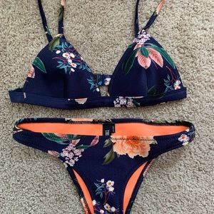 Triangl bikini with bag